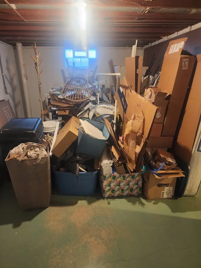 Roll-off dumpster container at job site for Yard Waste Dumpster Rental in Carmichael